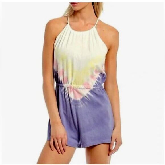 Edelweiss Playsuit Wildfox Tie Dye Romper in Small - Picture 3 of 11